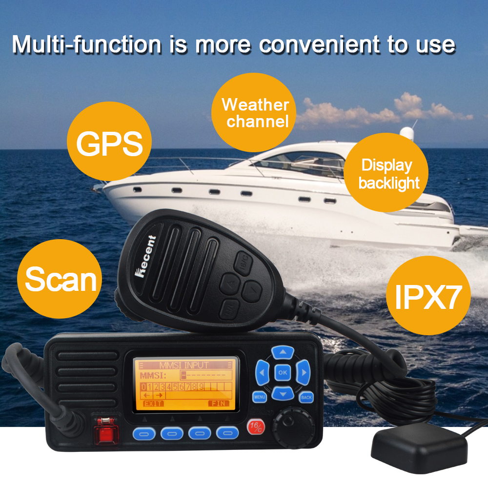 RS-509 VHF Radio with DSC and Built-in GPS